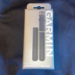 NWT GARMIN Quick Release 22 MM Band Black